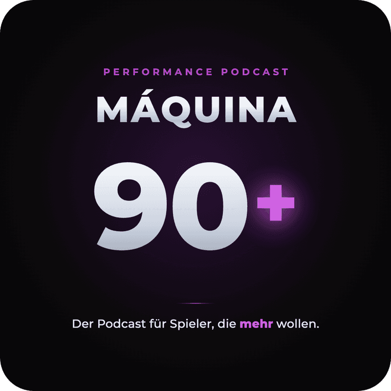 MÁQUINA 90+ — Podcast-Cover